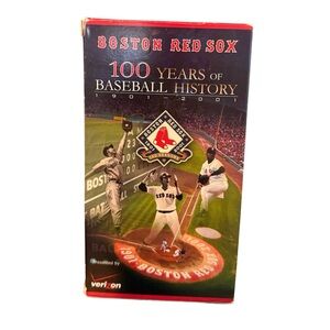 Boston Red Sox 100 Years of Baseball History 1901-2001 VHS Tape MLB Collectors